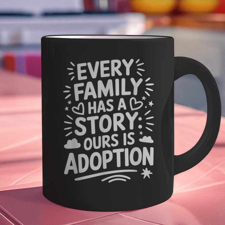 Adoptive Mom Adoption Dad And Adoption Day Foster Care Graphic Print Coffee Mug