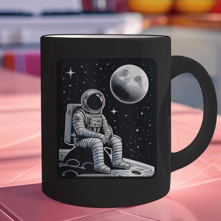 Aesthetic Spaceman Astronaut On The Moon Space Introvert Graphic Print Coffee Mug Aesthetic Spaceman Astronaut On The Moon Space Introvert Graphic Print Coffee Mug