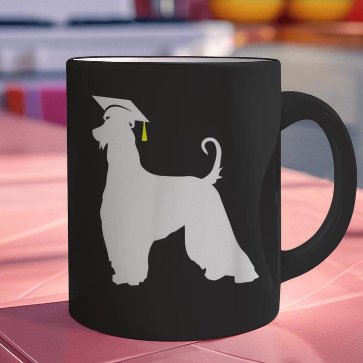 Afghan Hound Graduation Dog Graduate Men Women Kids Graphic Print Coffee Mug