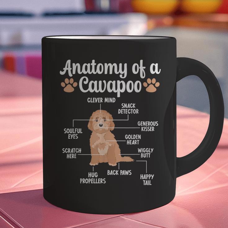 Anatomy Of A Cavapoo Dog Cavapoo Owner Cavapoo Dad Graphic Print Coffee Mug