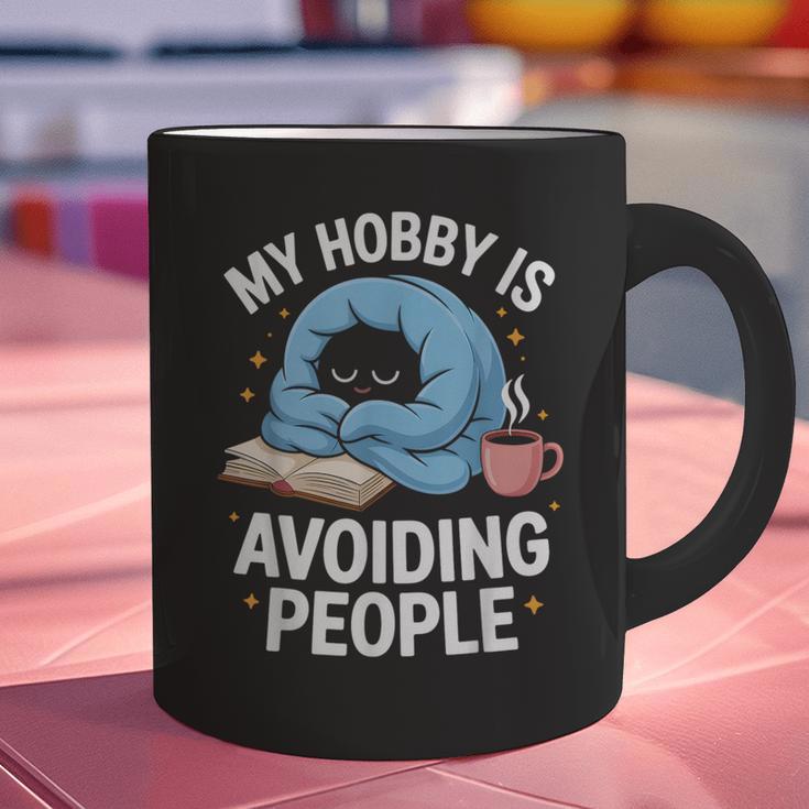 Anti-Social Club Homebody Introvert Hibernate Hermit Shyness Graphic Print Coffee Mug