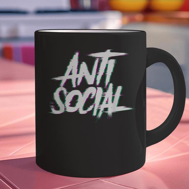Anti Social Anti Social Club Introvert People Hate Graphic Print Coffee Mug