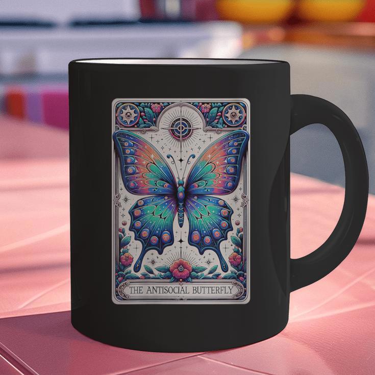Antisocial Butterfly Introvert Distressed Graphic Print Coffee Mug Antisocial Butterfly Introvert Distressed Graphic Print Coffee Mug