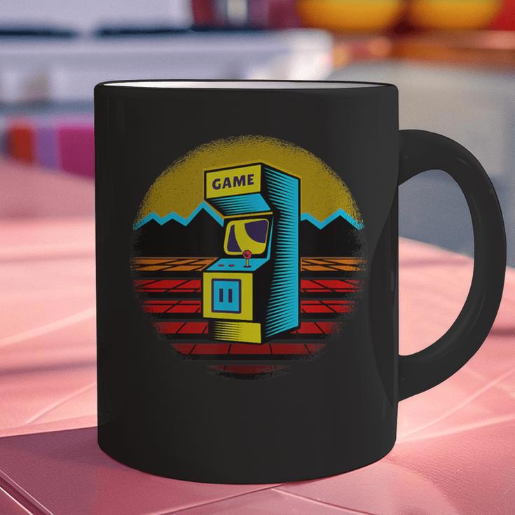 Arcade Game Machine Nostalgia Retro Gamer 80s 90s Graphic Print Coffee Mug Arcade Game Machine Nostalgia Retro Gamer 80s 90s Graphic Print Coffee Mug