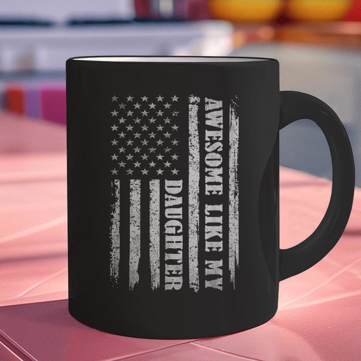 Awesome Like My Daughter Men For Dad Fathers Day Graphic Print Coffee Mug Awesome Like My Daughter Men For Dad Fathers Day Graphic Print Coffee Mug