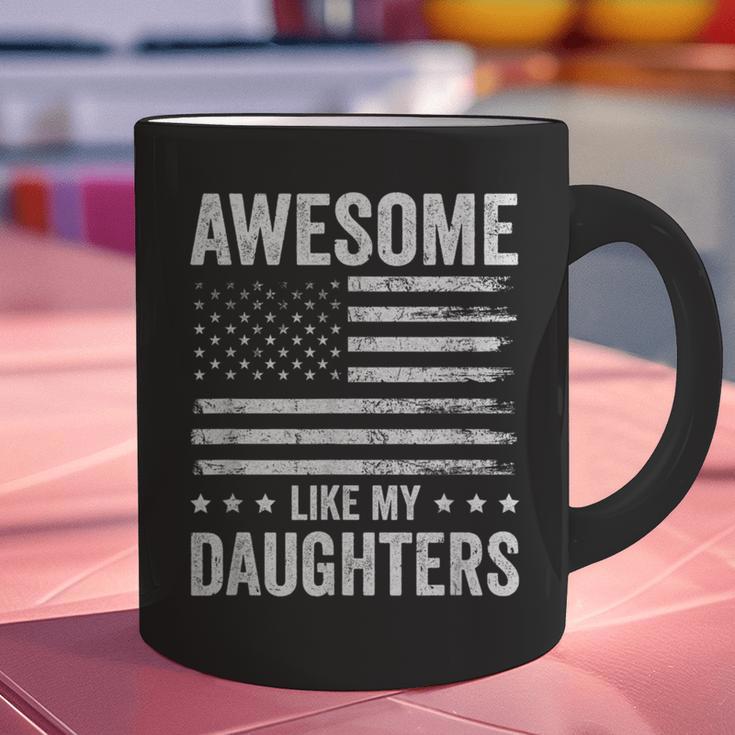 Awesome Like My Daughters Men Fathers Day Dad Graphic Print Coffee Mug