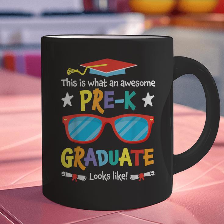 What An Awesome Pre-K Graduate Looks Like 2025 Graduation Graphic Print Coffee Mug