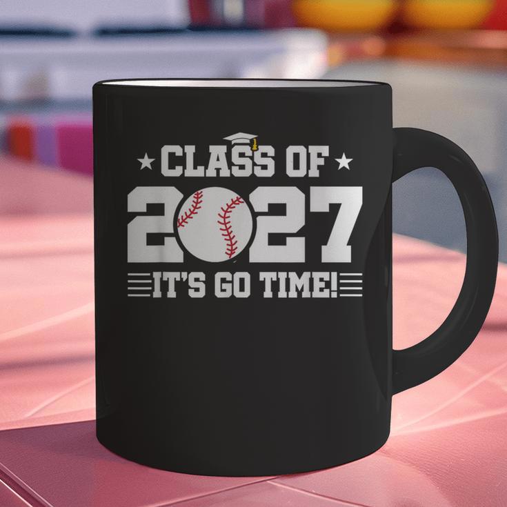 Back To School 2027 Baseball 2027 Graduation Class Of 2027 Graphic Print Coffee Mug
