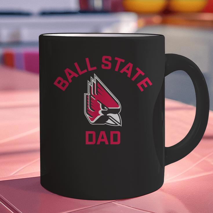 Ball State University Cardinals Arched Dad Graphic Print Coffee Mug
