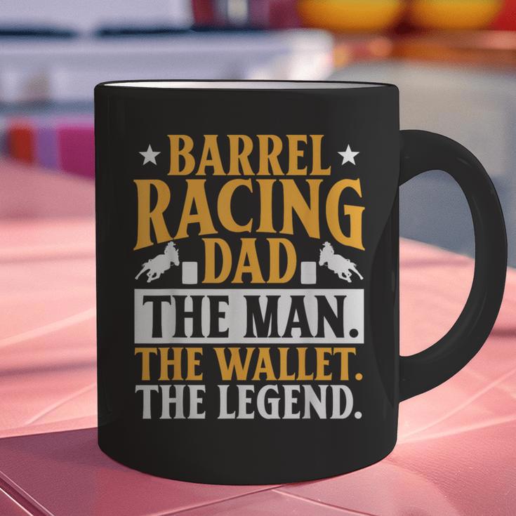 Barrel Racing Dad Horse Barrel Racer Graphic Print Coffee Mug