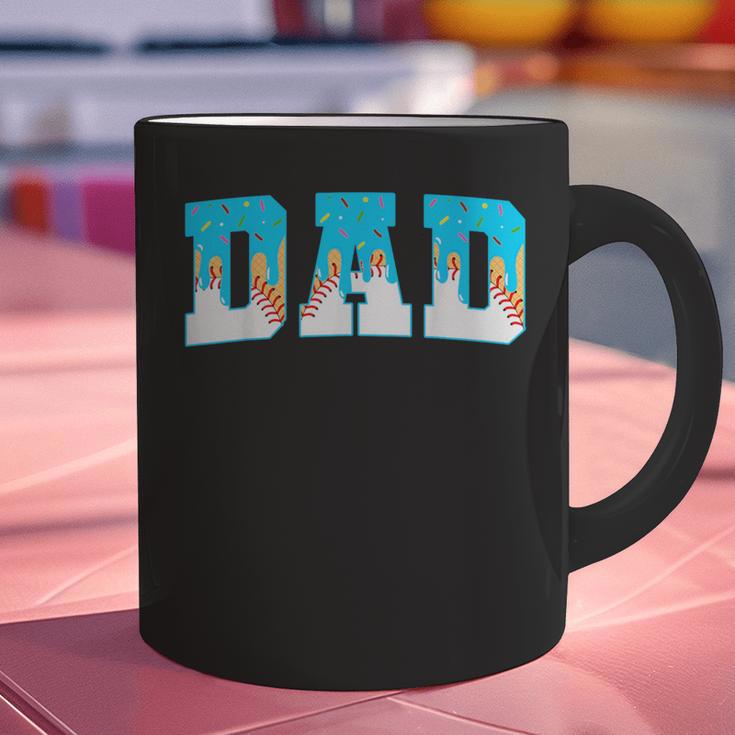 Baseball Dad Ice Cream Drip Happy Fathers Day Graphic Print Coffee Mug