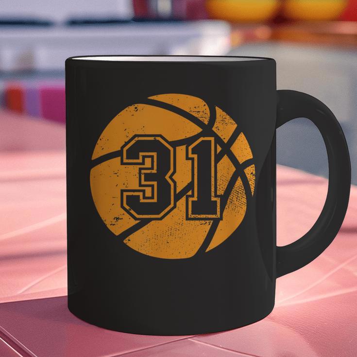 Basketball Player 31 Basketball Mom Dad Jersey Number 31 Graphic Print Coffee Mug