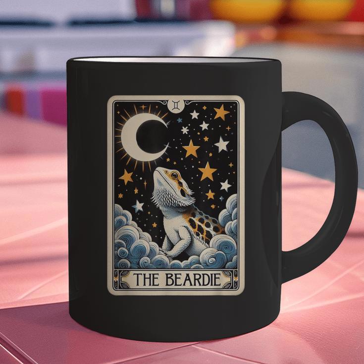 Bearded Dragon Tarot Card Beardie Mom Beardie Dad Men Women Graphic Print Coffee Mug
