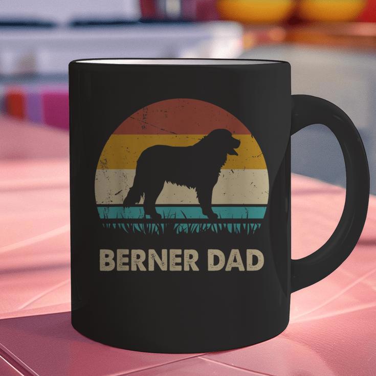 Berner Dad For Men Bernese Mountain Dog Vintage Dad Graphic Print Coffee Mug
