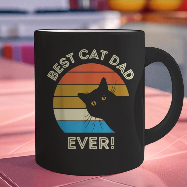 Best Cat Dad Ever Men Graphic Print Coffee Mug
