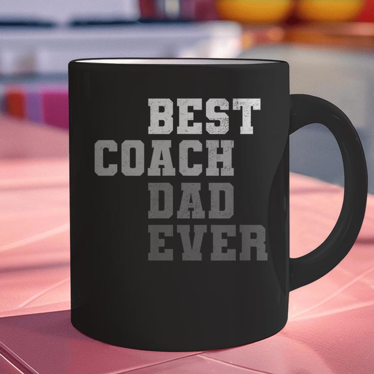 Best Coach Dad Ever Football Soccer Baseball Basketball Graphic Print Coffee Mug