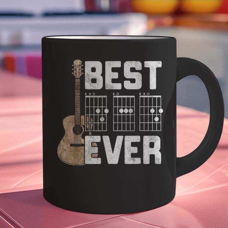 Best Dad Ever Guitarist Father D-A-D Chord Guitar Graphic Print Coffee Mug