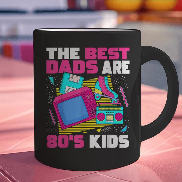 The Best Dads Are 80s Kids 80s Dad Nostalgia Graphic Print Coffee Mug