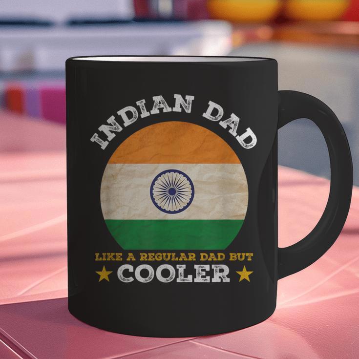 Best Indian Dad Ever Father's Day India Flag Pride Graphic Print Coffee Mug
