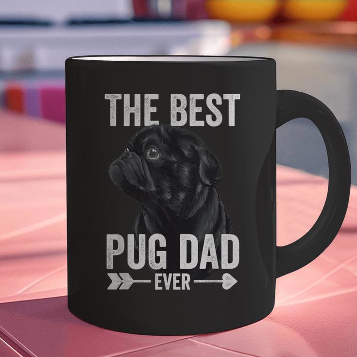 Best Pug Dad Ever Fathers Day Cute Daddy Dad Pug Graphic Print Coffee Mug
