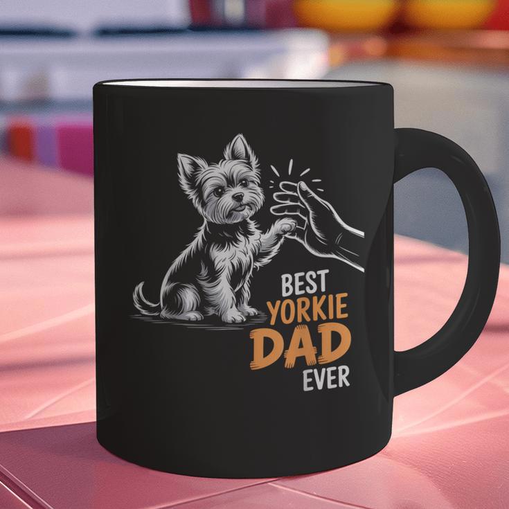 Best Yorkie Dad Ever Dog Yorkie I Love Yorkie Dad Graphic Print Coffee Mug