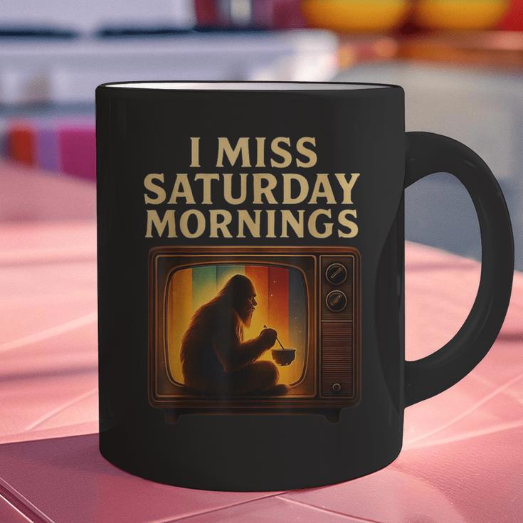 Bigfoot Saturday Morning Nostalgia Graphic Print Coffee Mug