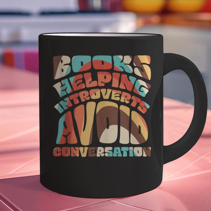 Books Helping Introverts Avoid Conversation Graphic Print Coffee Mug Books Helping Introverts Avoid Conversation Graphic Print Coffee Mug