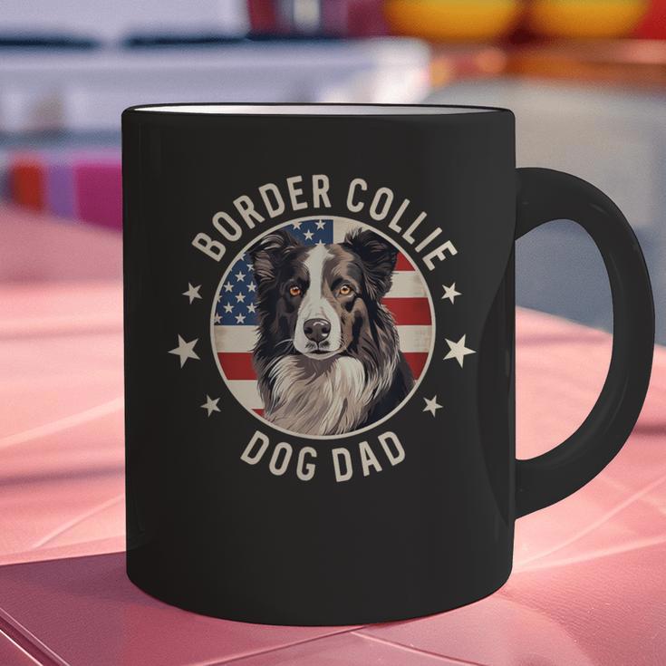 Border Collie Dog Owner For Men Border Collie Dad Graphic Print Coffee Mug