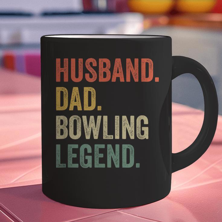 Bowler Husband Dad Bowling Legend Father's Day Graphic Print Coffee Mug