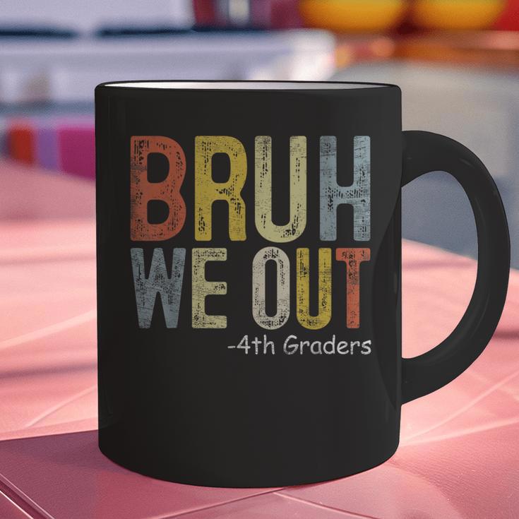 Bruh We Out 4th Graders Fourth Grade Graduation Class 2024 Graphic Print Coffee Mug