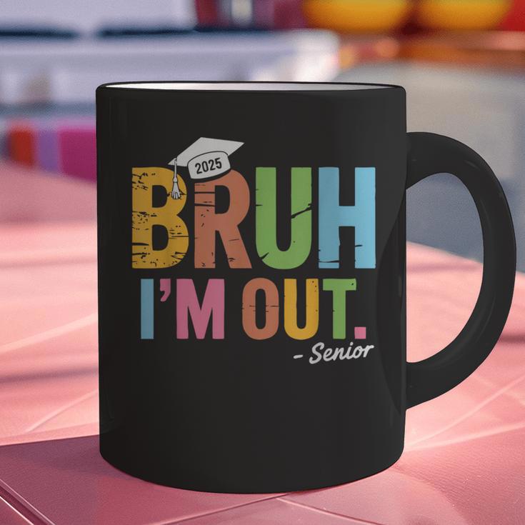 Bruh I'm Out Senior Graduation Graphic Print Coffee Mug