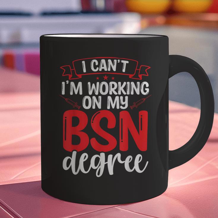 BSN Nurse Graduation Essentials BSN Nursing School Student Graphic Print Coffee Mug