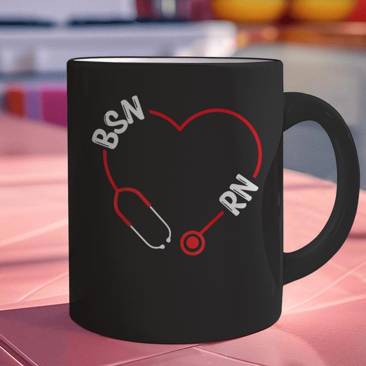 BSN RN Nurse Graduation Nursing Essentials BSN Nurses Graphic Print Coffee Mug