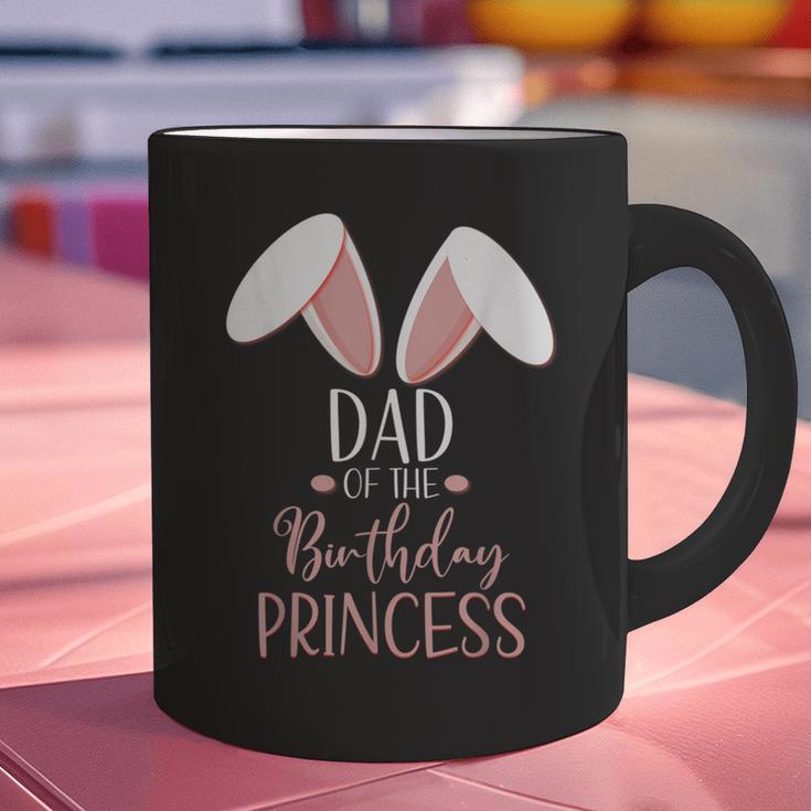 Bunny Dad Of The Birthday Princess Matching Family Graphic Print Coffee Mug