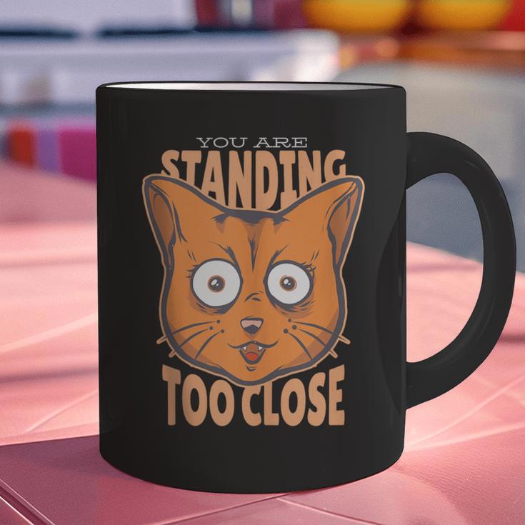 Cat Lover Antisocial Too Close Introvert People Hater Graphic Print Coffee Mug