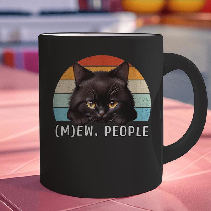 Cat Pun Introvert Anti Social Ew People Kitty Graphic Print Coffee Mug Cat Pun Introvert Anti Social Ew People Kitty Graphic Print Coffee Mug