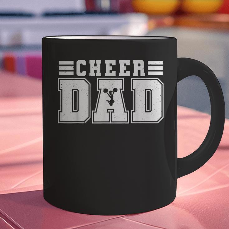Cheer Dad Cheer Leading Cheer Leading Men Dad Fathers Day Graphic Print Coffee Mug