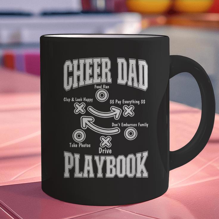Cheer Dad Playbook Graphic Print Coffee Mug