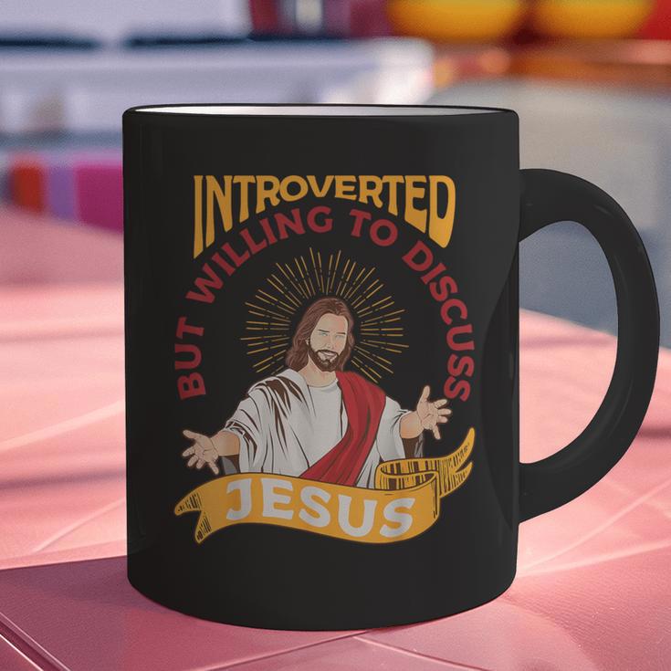 Christian Jesus Religious Sayings Catholic Introvert Graphic Print Coffee Mug Christian Jesus Religious Sayings Catholic Introvert Graphic Print Coffee Mug
