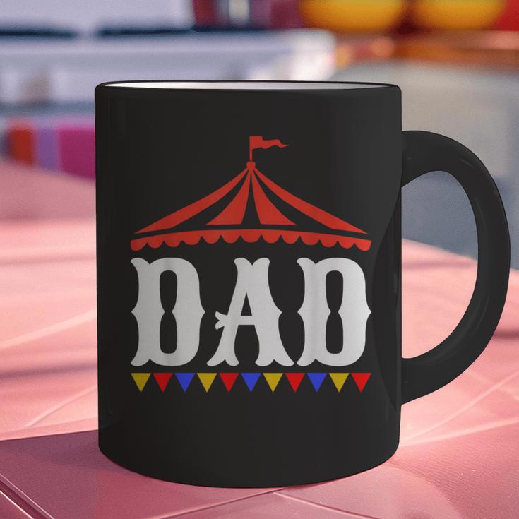 Circus Dad Of The Birthday Boy & Girl Carnival Family Outfit Graphic Print Coffee Mug