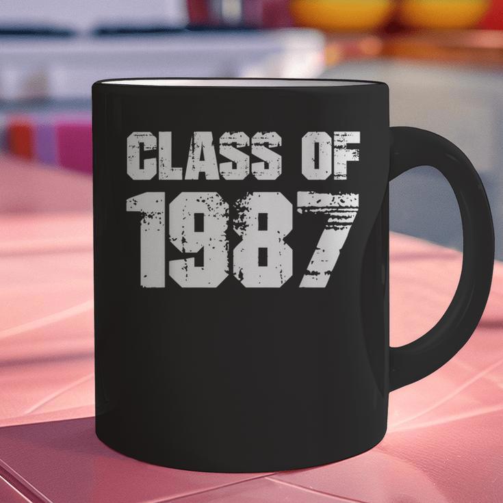 Class Of 1987 High School College Graduation Reunion Graphic Print Coffee Mug
