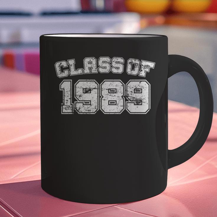Class Of 1989 89 School Tee Shirt Graduation Class Party Graphic Print Coffee Mug