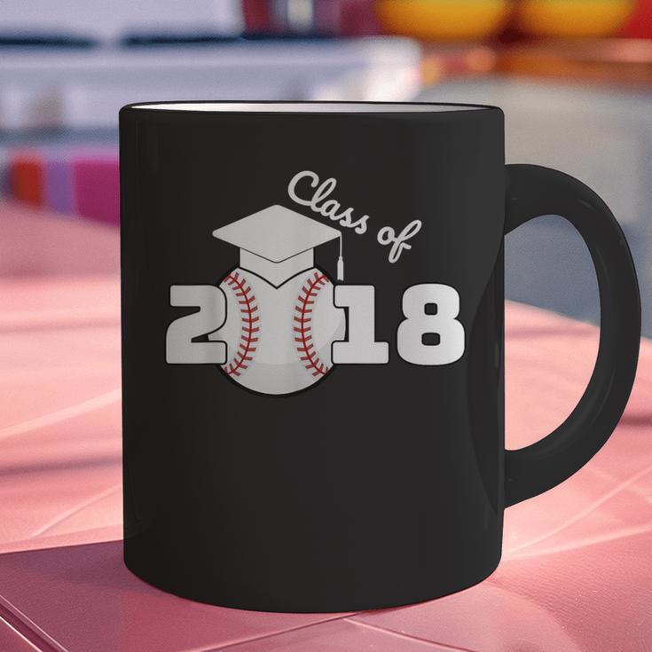 Class Of 2018 Baseball Senior Graduation Shirt Grad Graphic Print Coffee Mug