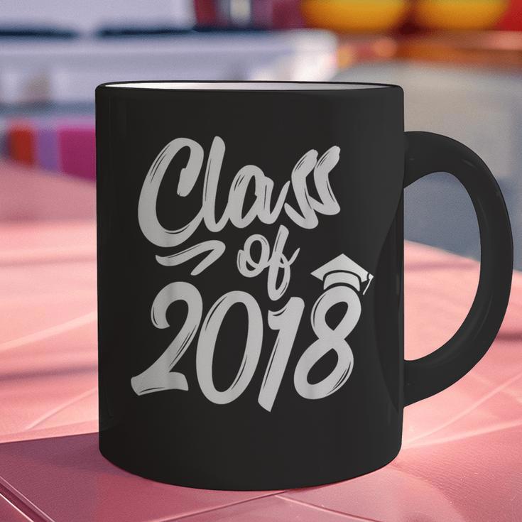 Class Of 2018 Graduation Cap Trendy Cute Graphic Print Coffee Mug