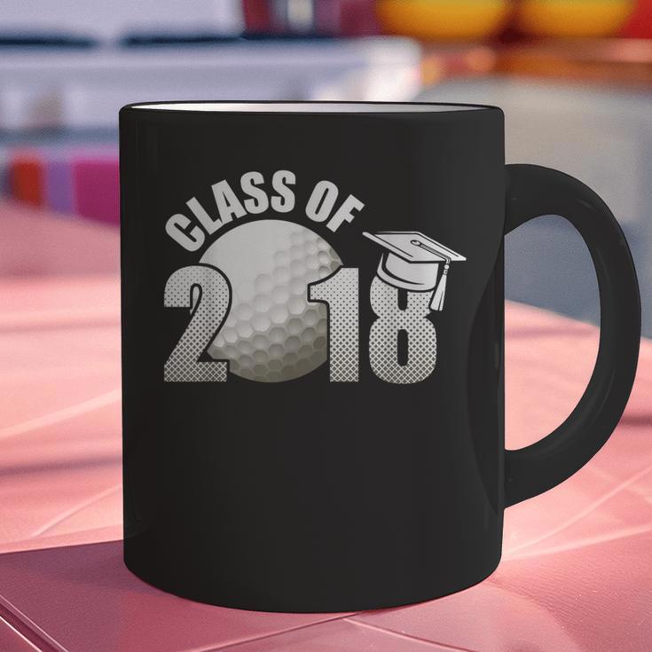 Class Of 2018 Shirts Graduation Senior Golf Graphic Print Coffee Mug