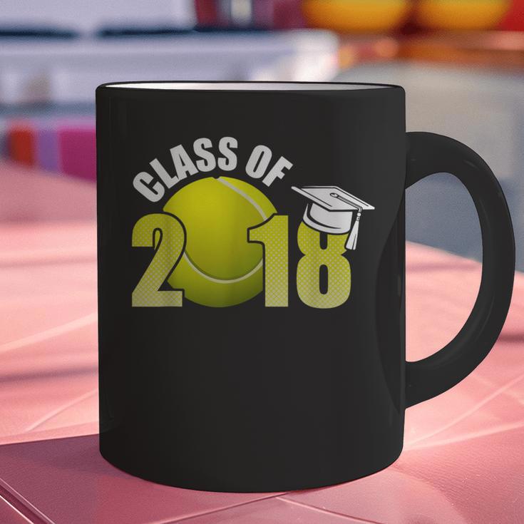 Class Of 2018 Shirts Graduation Senior Tennis Shirt Graphic Print Coffee Mug