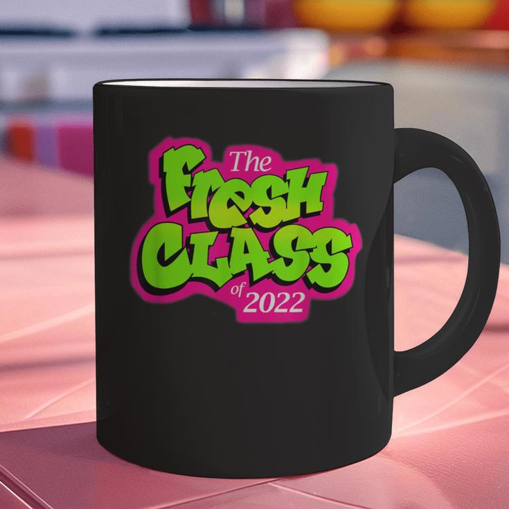 Class Of 2022 Future Fresh Senior 90's TV Style Graduation Graphic Print Coffee Mug