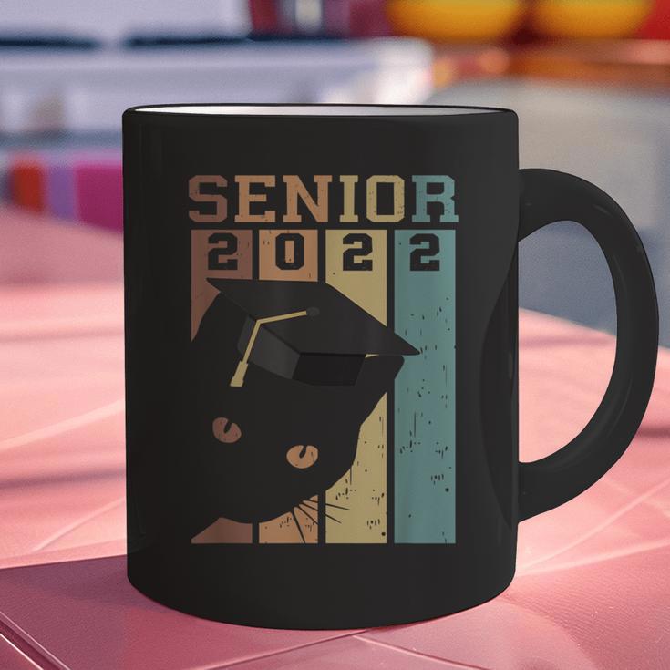 Class Of 2022 Graduation Cat Seniors Grad Graphic Print Coffee Mug