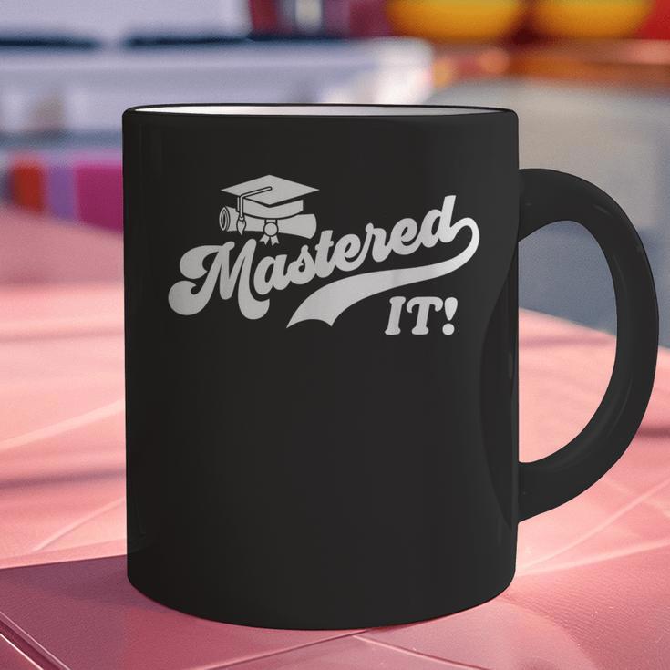 Class Of 2022 Mastered It College Masters Degree Graduation Graphic Print Coffee Mug