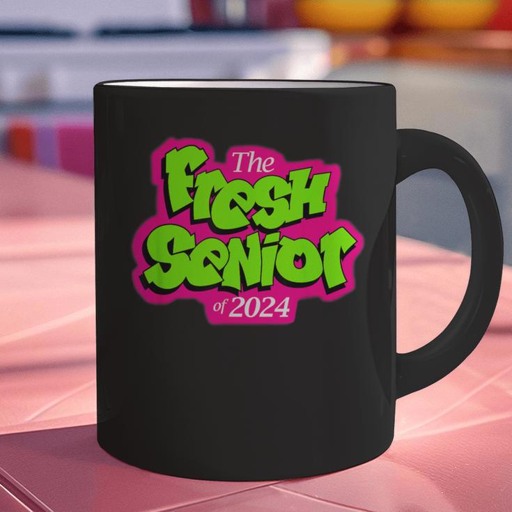 Class Of 2024 Senior Fresh Retro 90s TV Style Graduation Graphic Print Coffee Mug